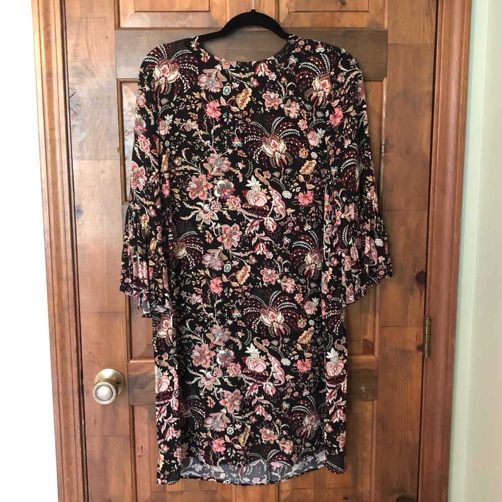 H&M Floral Long Sleeve Dress